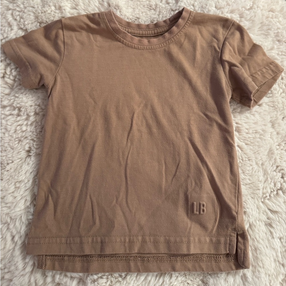 Little Bipsy Tan Short Sleeve Tee